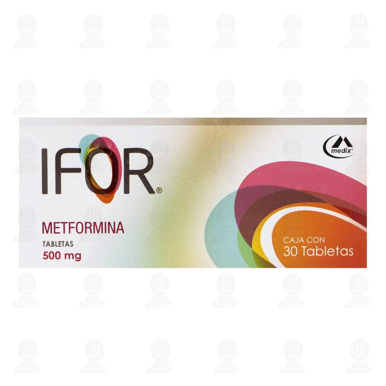 Ifor 500 mg, 30 Tabletas. image number 1