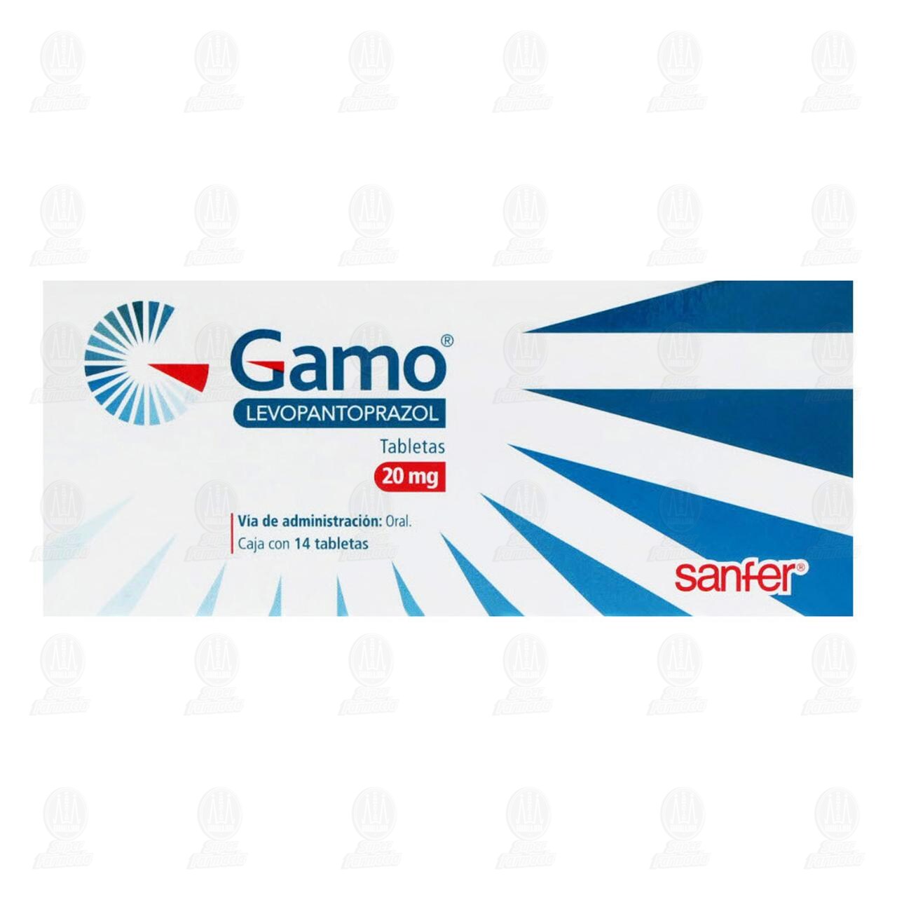 Gamo 20 mg, 14 Tabletas. image number 1