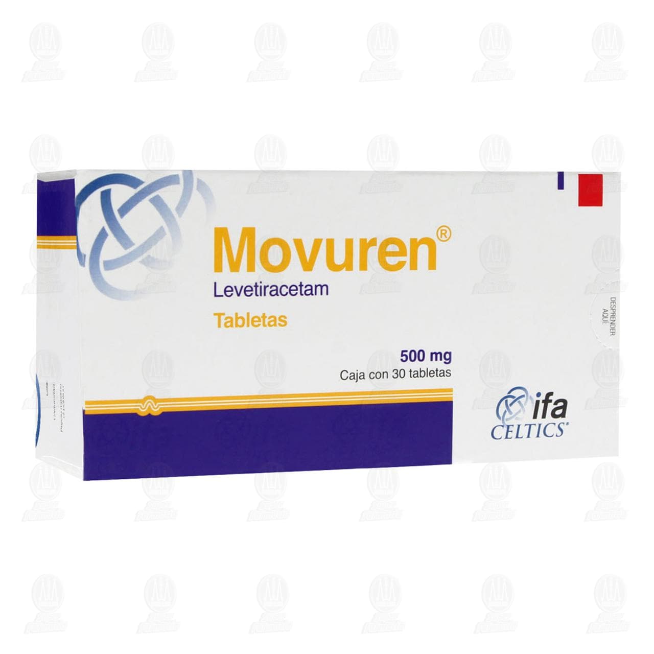 Imagen para Movuren 500 mg, 30 Tabletas.