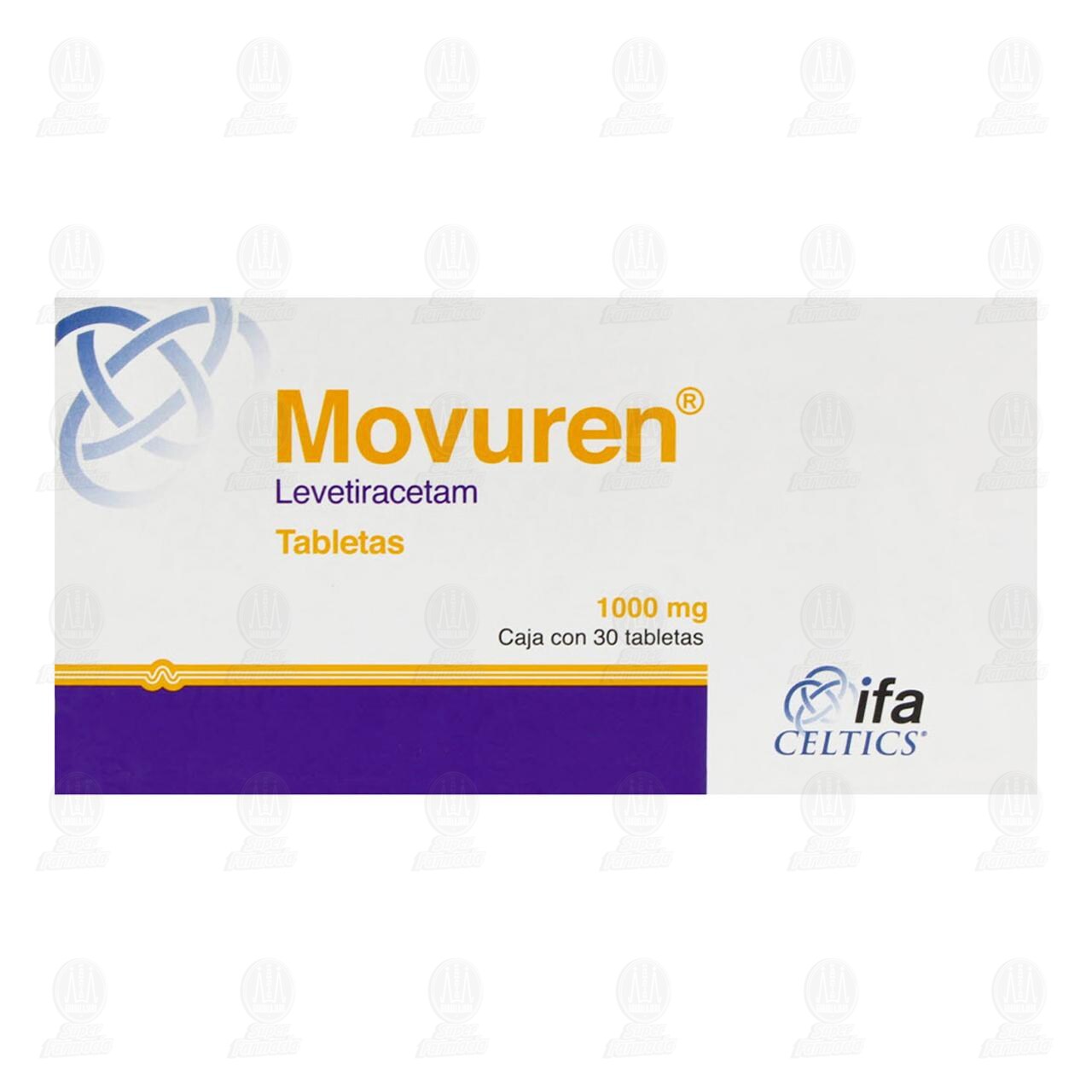 Movuren 1000 mg, 30 Tabletas. image number 1