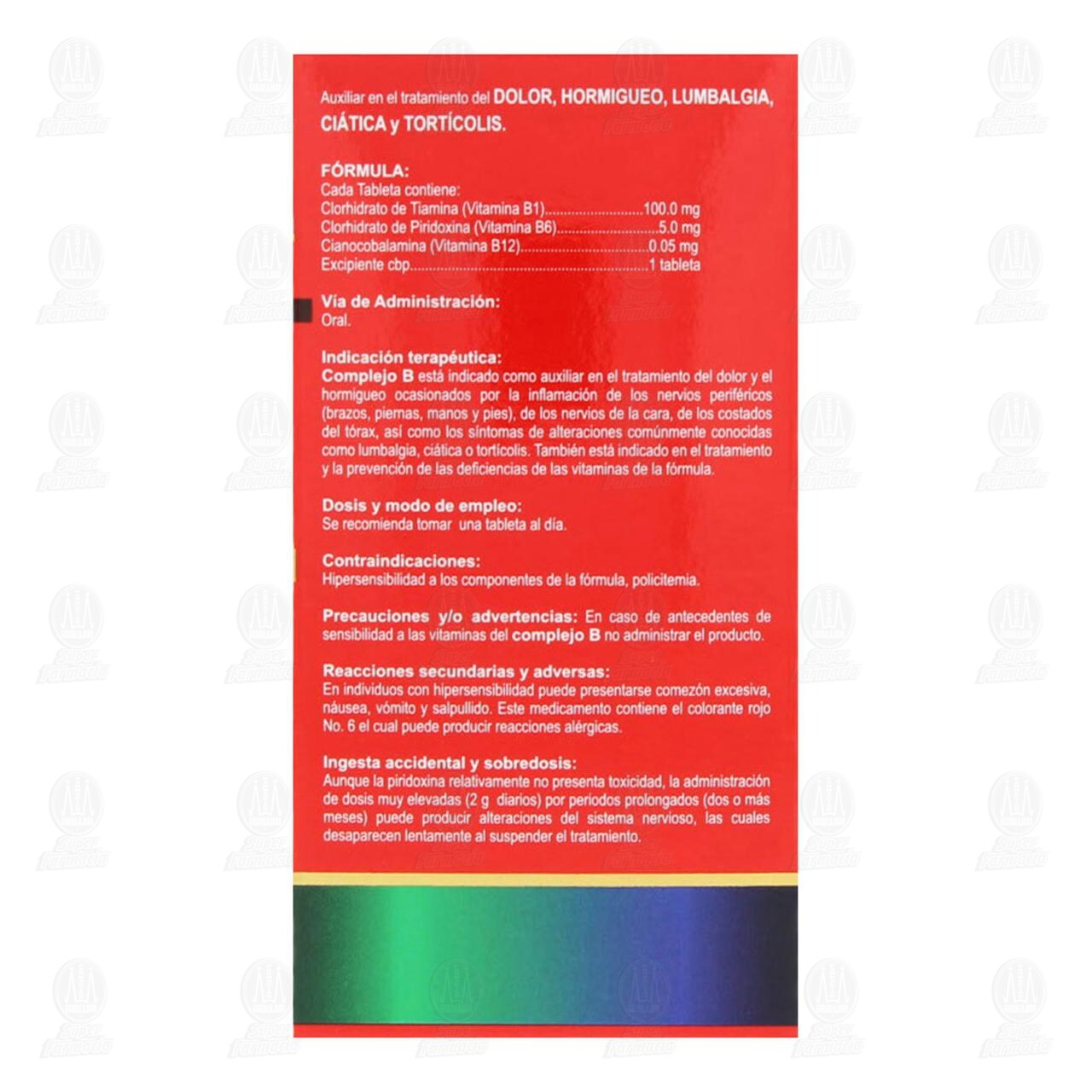 Complejo B, 30 Tabletas. image number 2