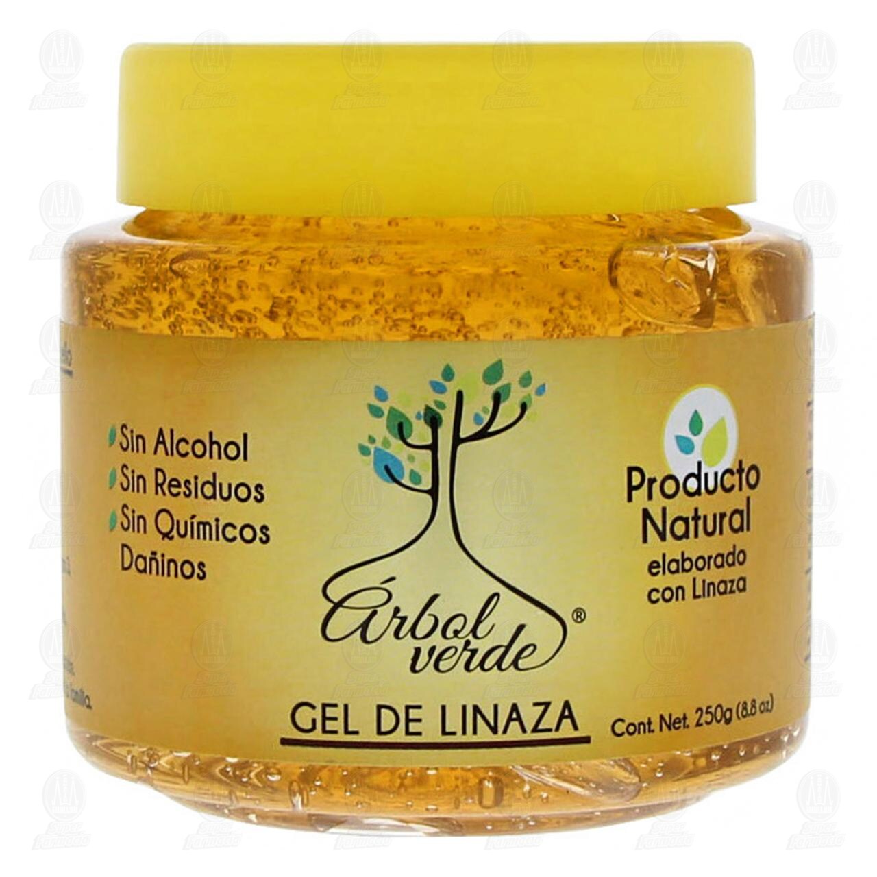Gel para Cabello Árbol Verde con Linaza, 250 gr. image number 1