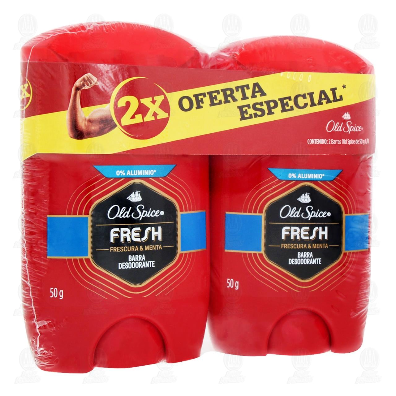 Imagen para Pack Desodorantes Old Spice Fresh en Barra, 2 pzas de 50 gr c/u.