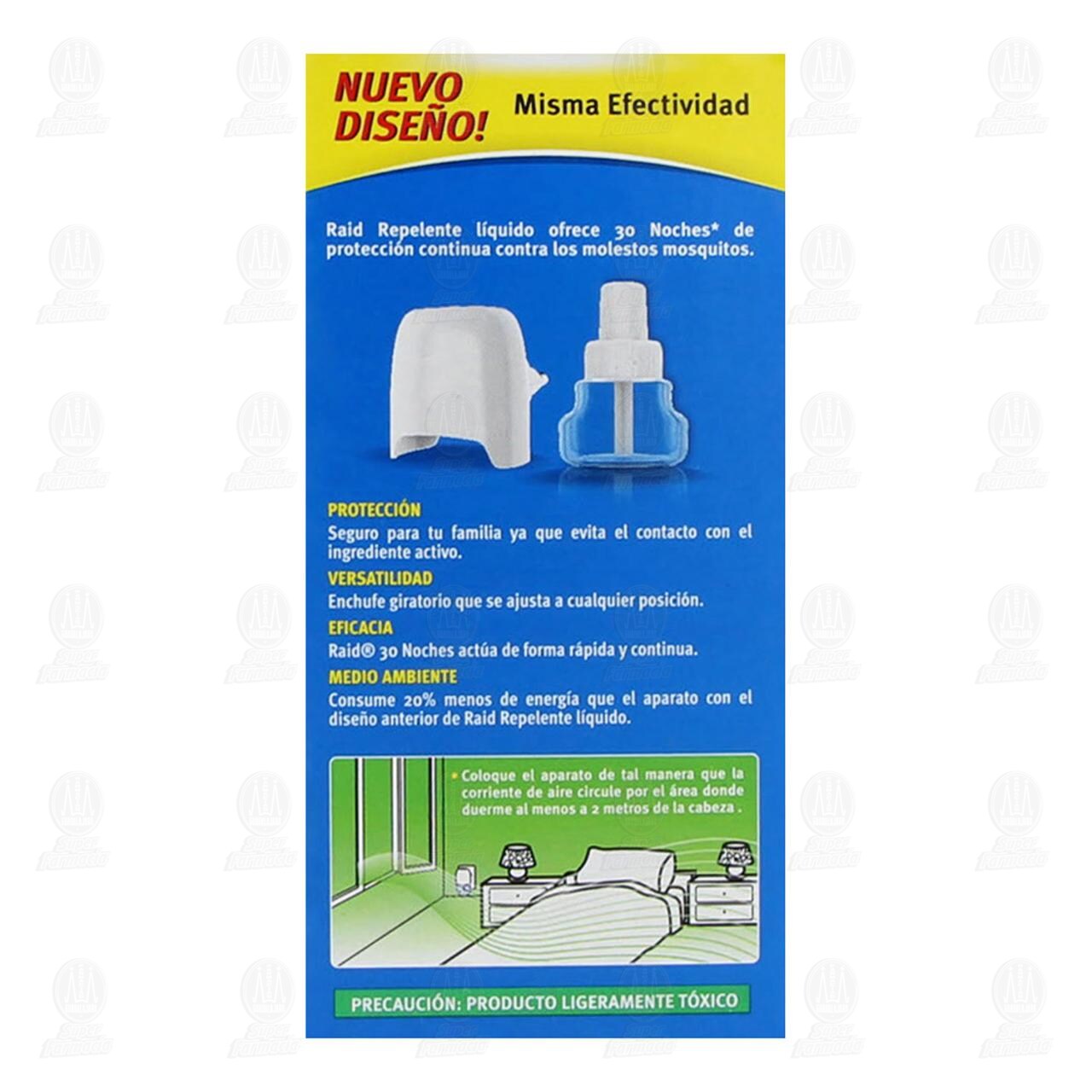 Insecticida Raid Repelente L&iacute;quido Anti Mosquitos, 21.9 ml. image number 4