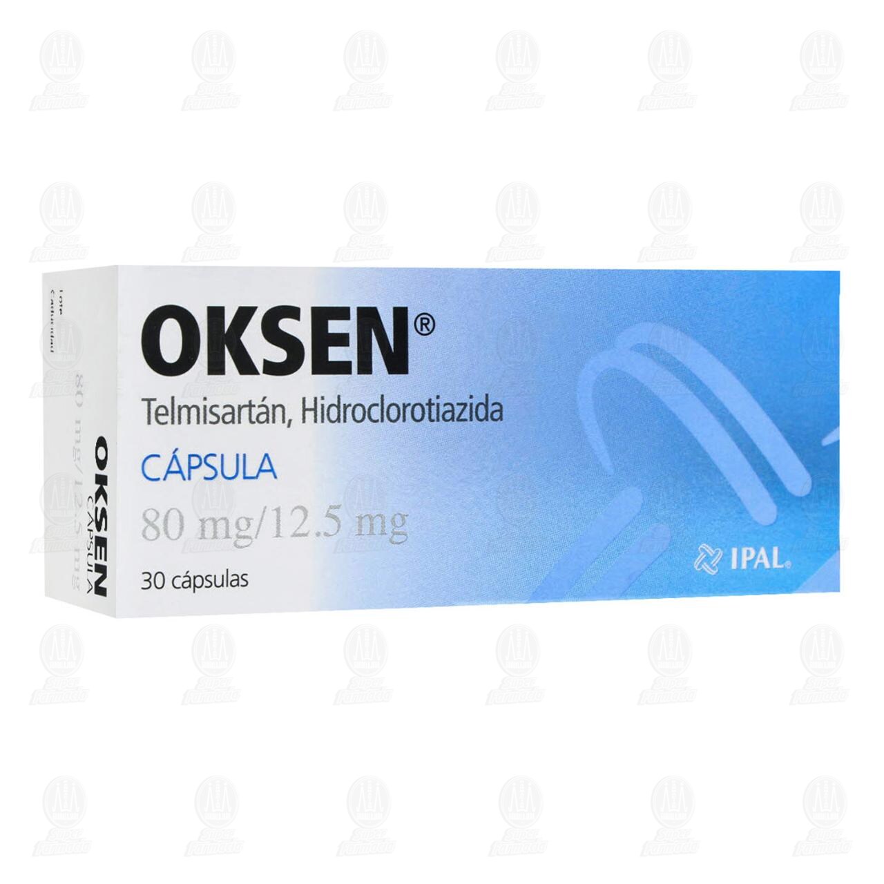 Oksen 80mg/12.5mg, 30 C&aacute;psulas. image number 0