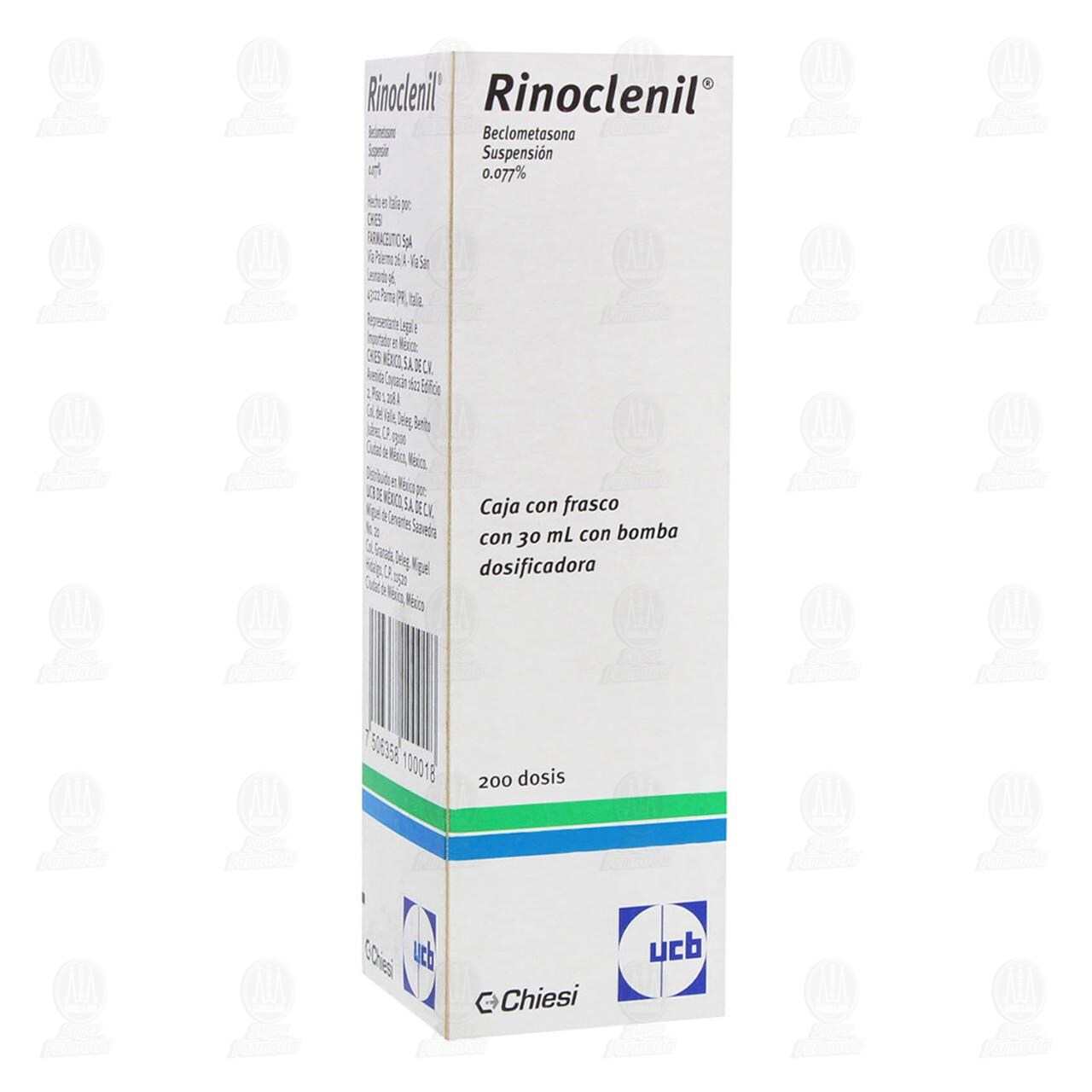Rinoclenil 30 ml Suspensi&oacute;n Nasal, 200 Aplicaciones. image number 0