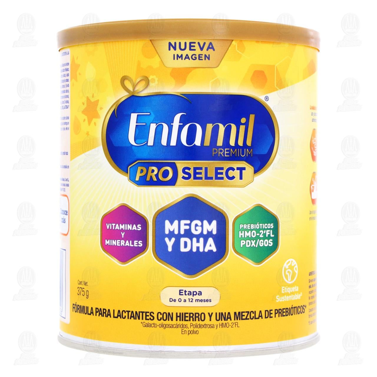 Enfamil Premium Pro Select F&oacute;rmula Infantil Etapa de 0 a 12 meses, 375 gr. image number 1