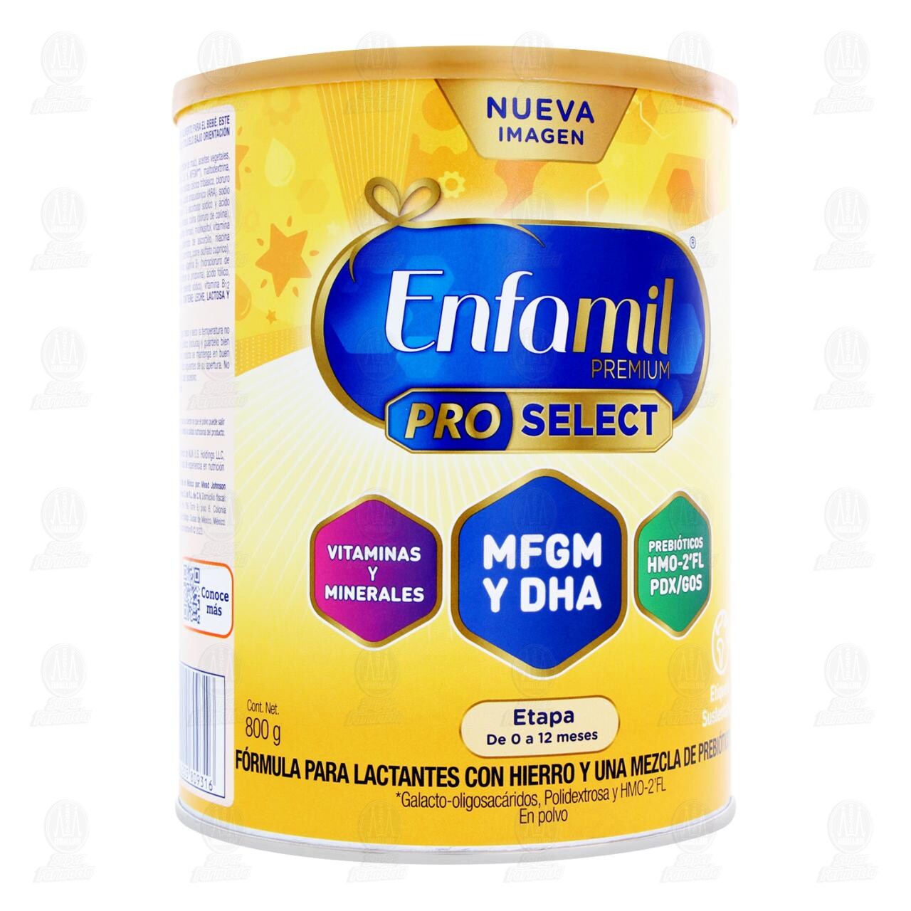 Enfamil Premium Pro Select Confort Pro Etapa 1 Fórmula infantil de 0 a 12 Meses, 375 gr.