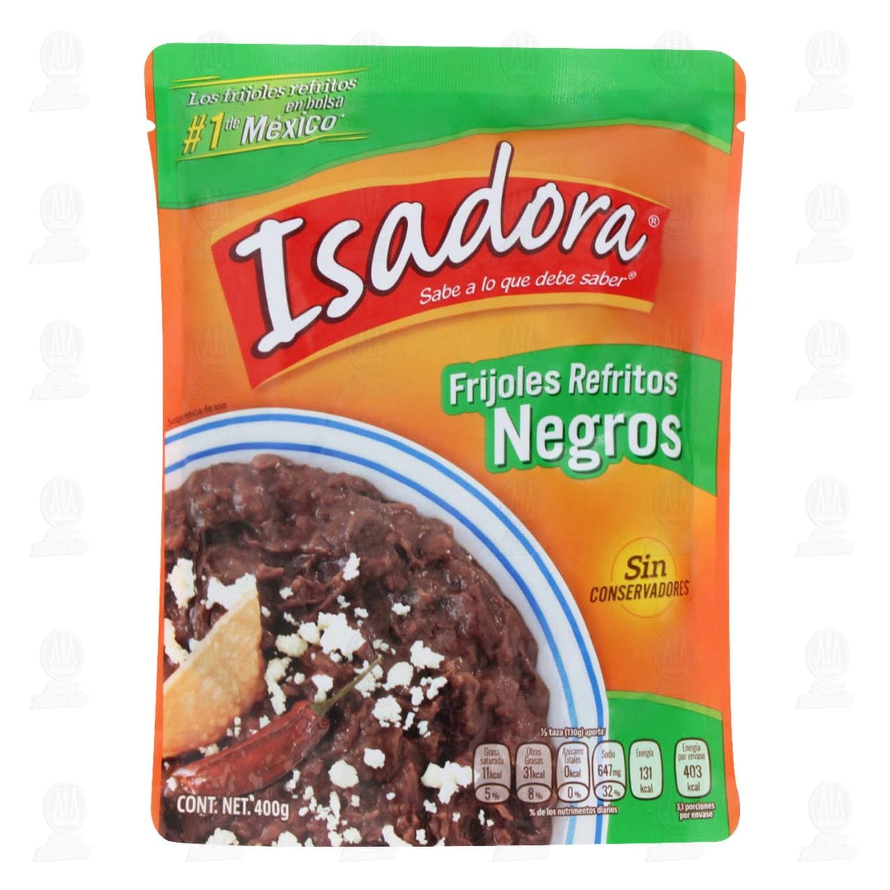 Imagen para Frijoles Isadora Refritos Negros, 400 gr.