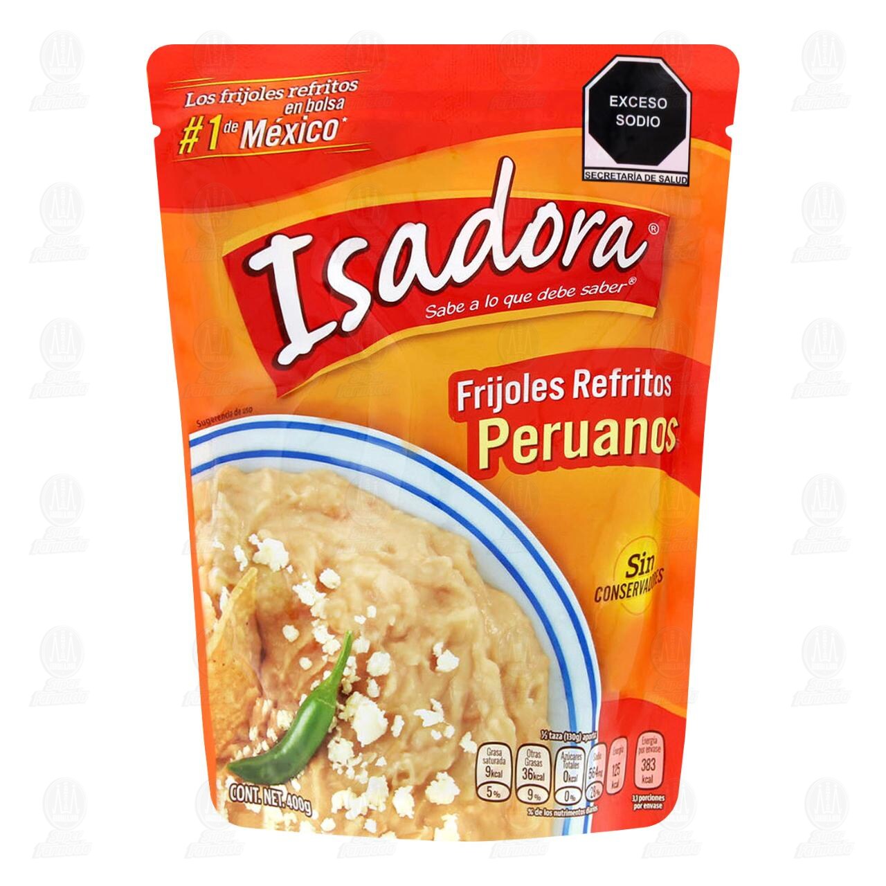 Frijoles Isadora Refritos Peruanos, 400 gr. image number 0