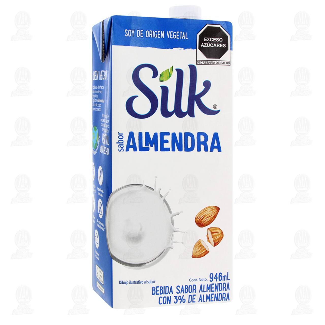 Bebida Silk Sabor Almendra, 946 ml.