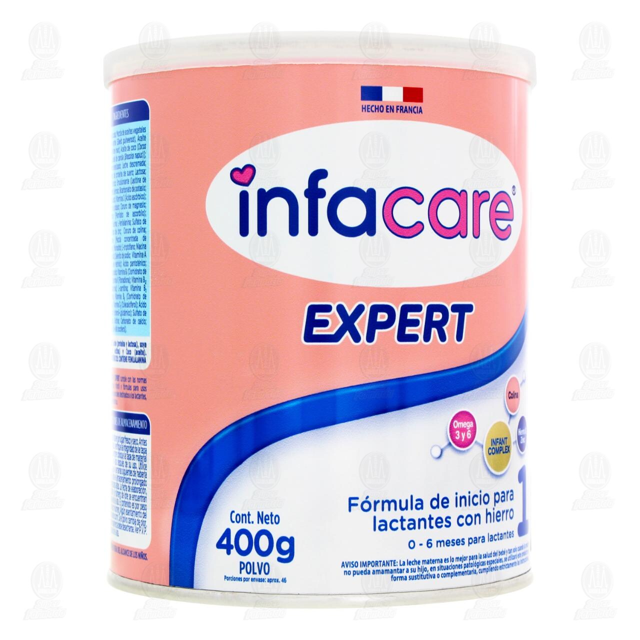 Fórmula Infantil Infacare 1 en Polvo (Edad 0 a 6 Meses), 400 gr. image number 0