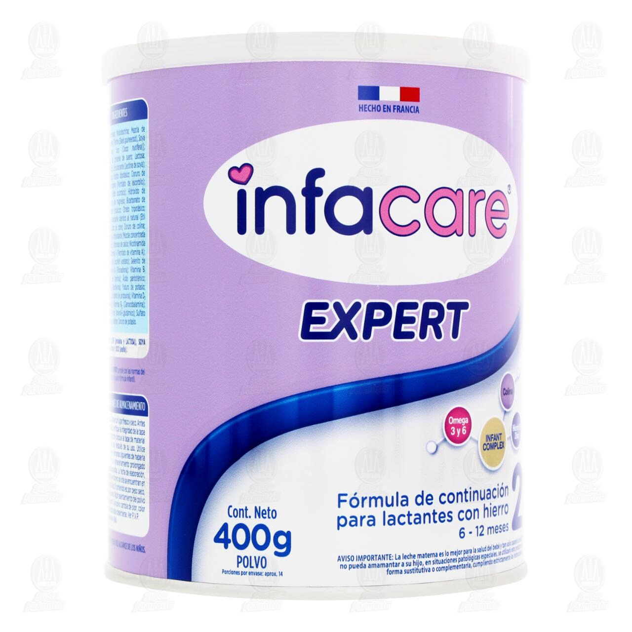 F&oacute;rmula Infantil Infacare 2 (Edad 6 a 12 Meses), 400 gr. image number 0