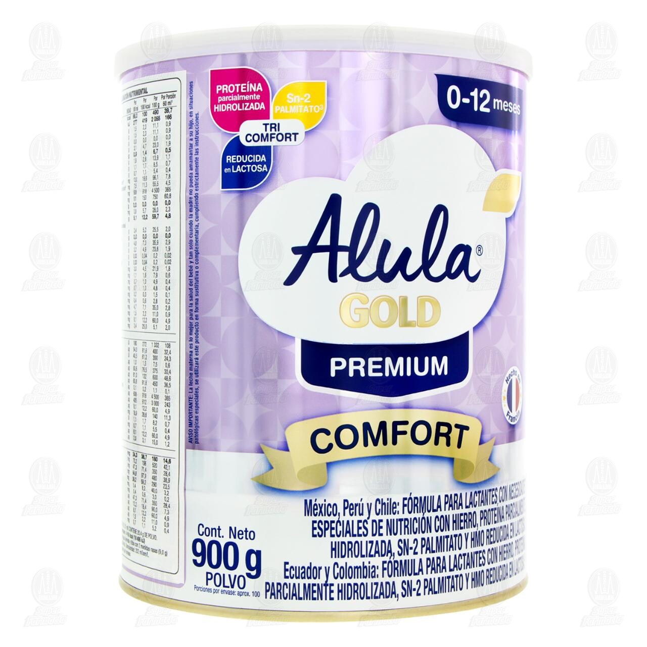 F&oacute;rmula Infantil Alula Gold Premium Comfort (Edad 0-12 Meses), 900 gr.
