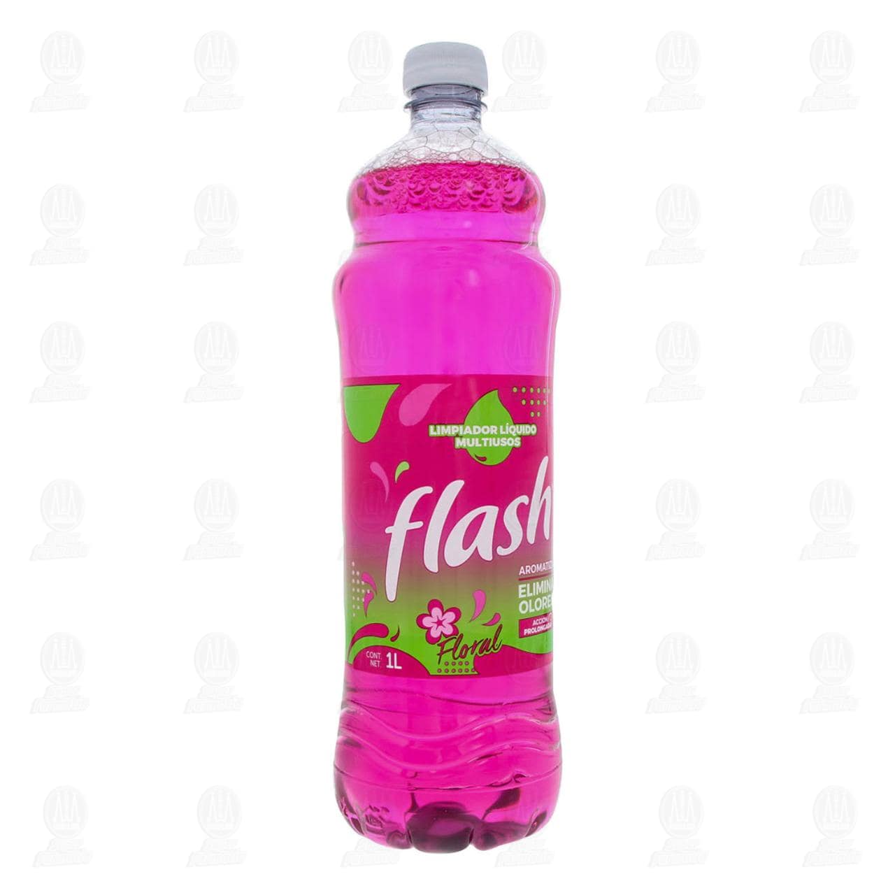 Imagen para Limpiador líquido multiusos Flash aroma Floral con acción prolongada, elimina olores y con fórmula biodegradable. Envase con 1 litro.