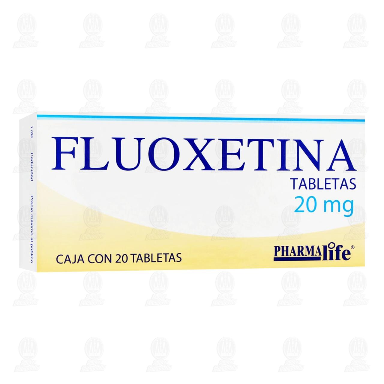 Fluoxetina 20mg 20 Tabletas Pharmalife Smart Club