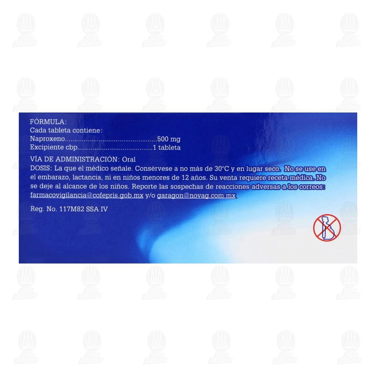 Naproxeno 500 mg, 45 Tabletas Pharmalife. image number 2