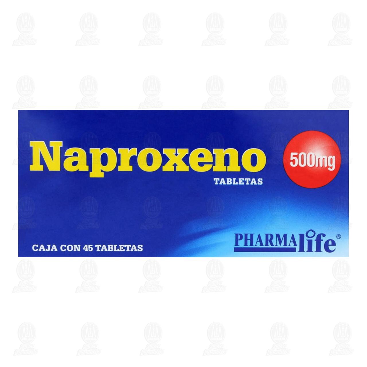 Naproxeno 500 mg, 45 Tabletas Pharmalife. image number 1