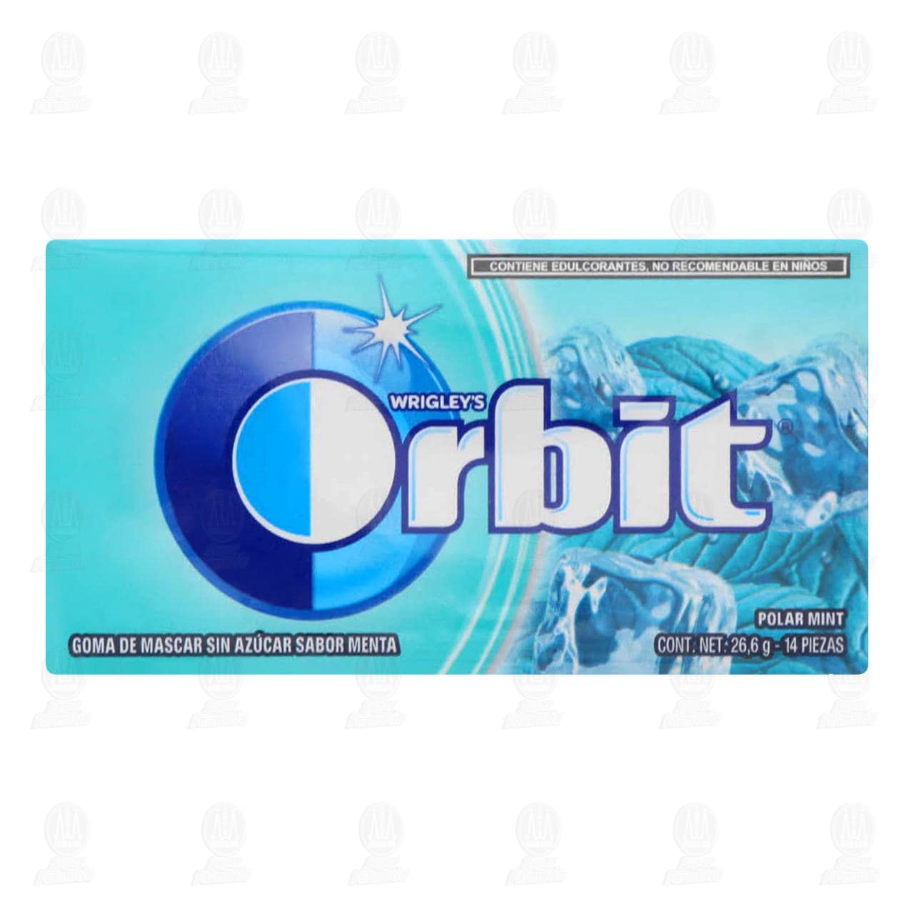 Imagen para Goma de Mascar Orbit Polar Mint, 26.6 gr.