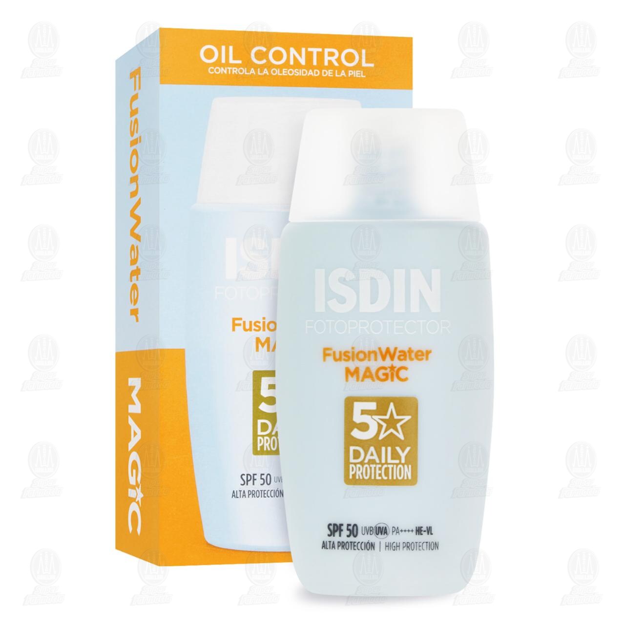 Isdin Fotoprotector Fusion Water Magic SPF50 Daily Protection, 50 ml. image number 2