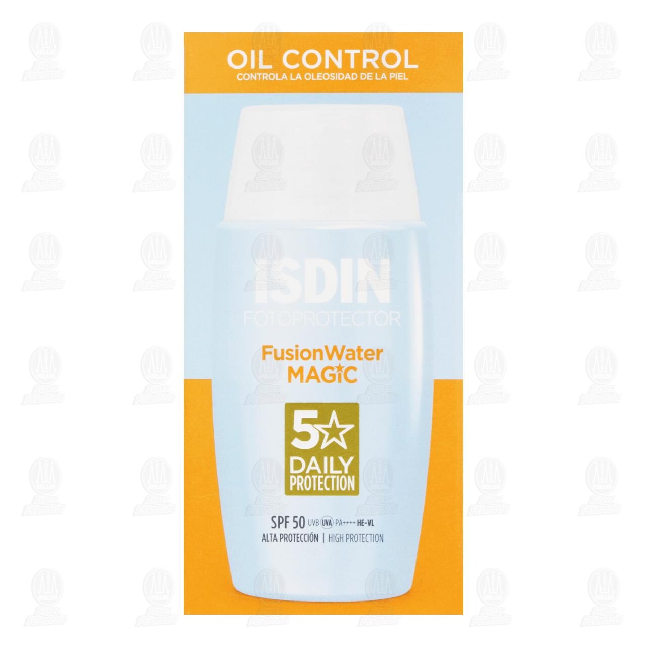 Isdin Fotoprotector Fusion Water Magic SPF50 Daily Protection, 50 ml. image number 1