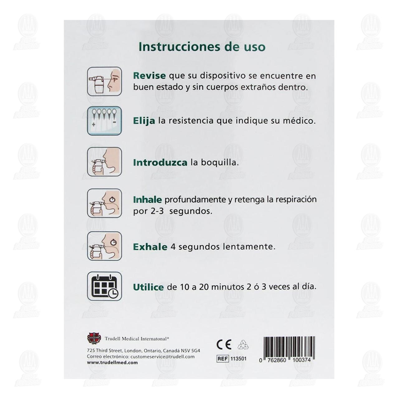 Ejercitador Respiratorio Aerobika, 1 pz. image number 2