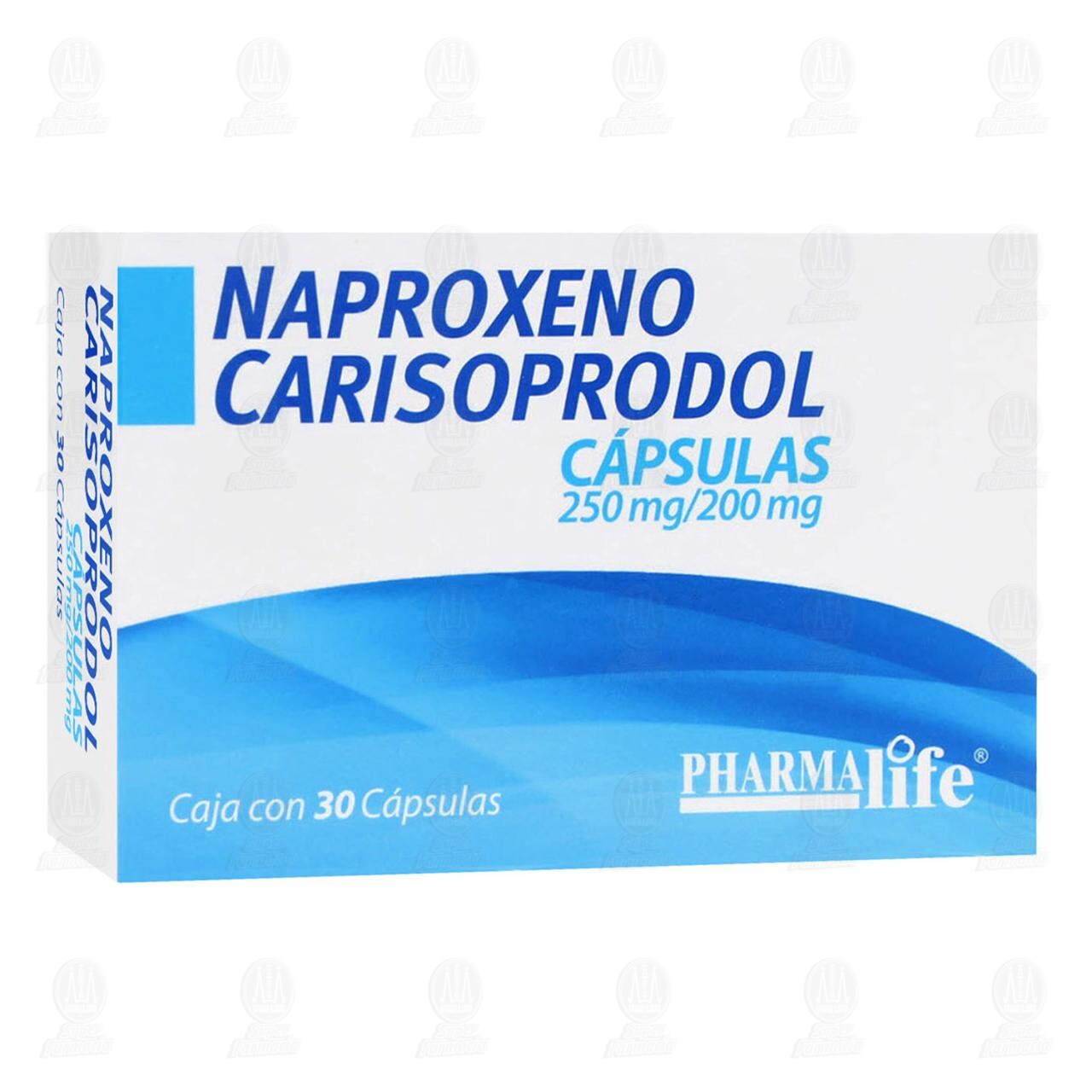 Naproxeno Carisoprodol, 30 C&aacute;psulas Pharmalife. image number 0
