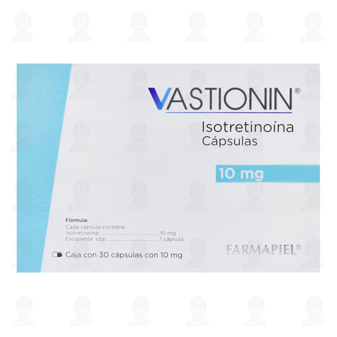 Vastionin 10 mg, 30 C&aacute;psulas. image number 2