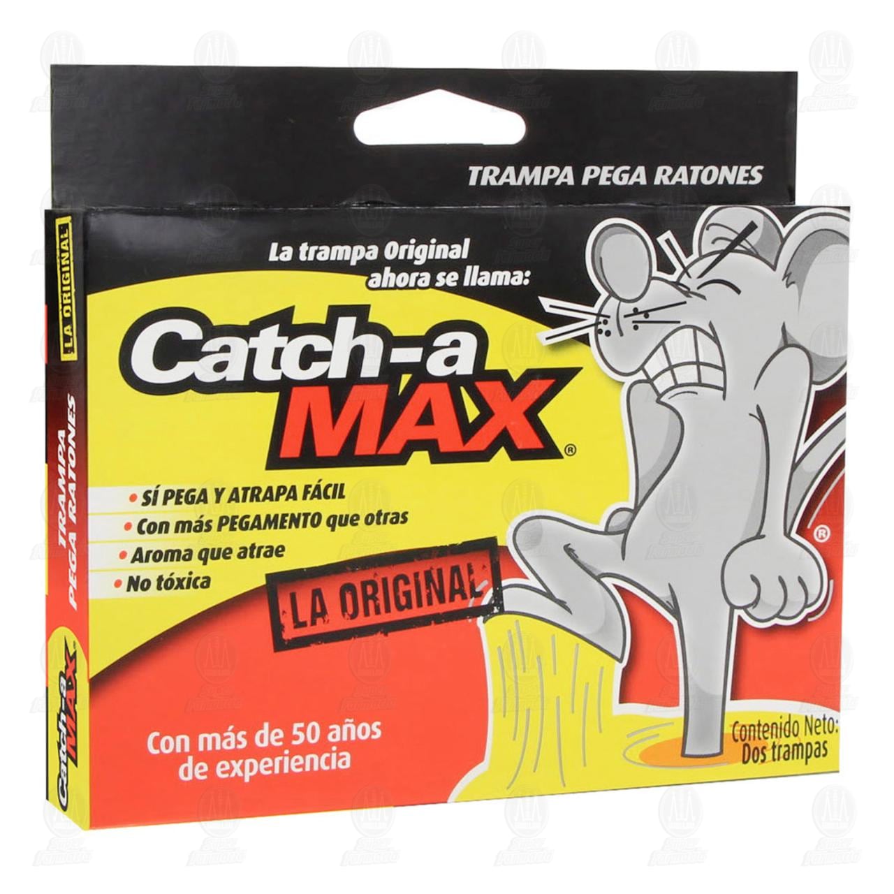 Trampas Catch-a Max Pega Ratones La Original, 2 pzas.