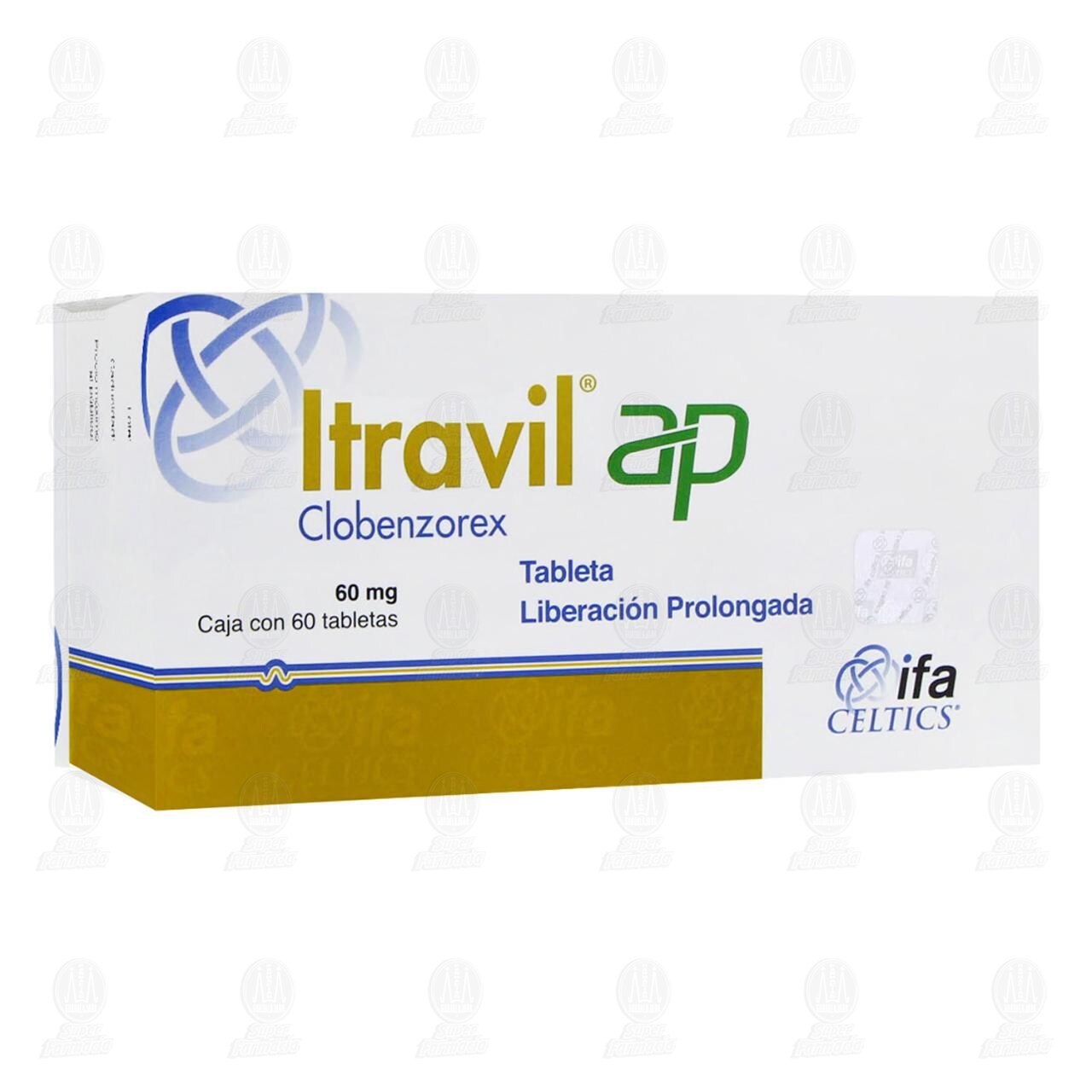 Itravil AP 60 mg, 60 Tabletas. image number 0