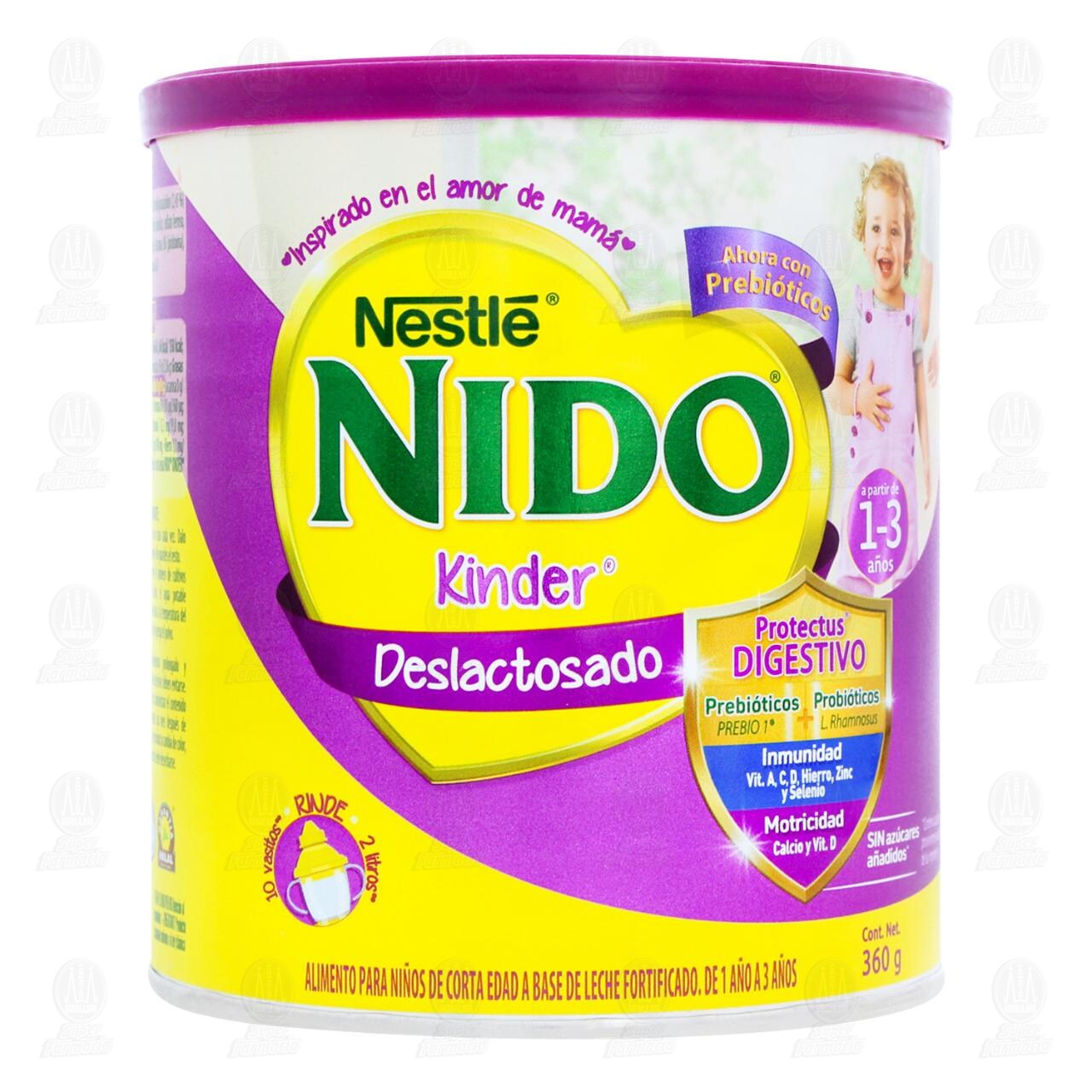 Producto Lacteo Nestle Nido Kinder Deslactosado En Polvo Edad 1 3 Anos 360 Gr Producto Lacteo Nestle Nido Kinder Deslactosado En Polvo Edad 1 3 Anos 360 Gr