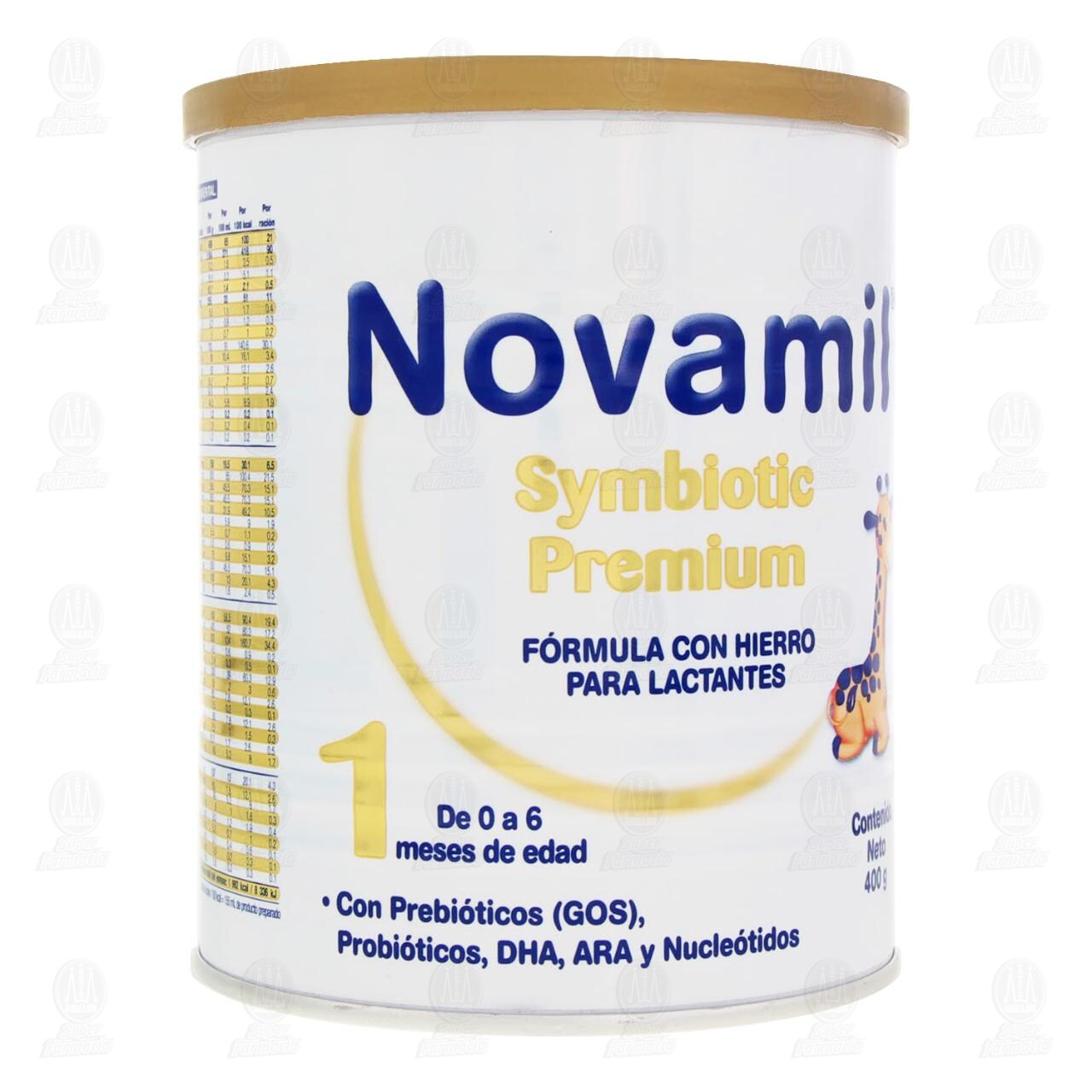 F&oacute;rmula L&aacute;ctea Novamil Symbiotic Premium Etapa 1 en Polvo (Edad 0-6 Meses), 400 gr. image number 0