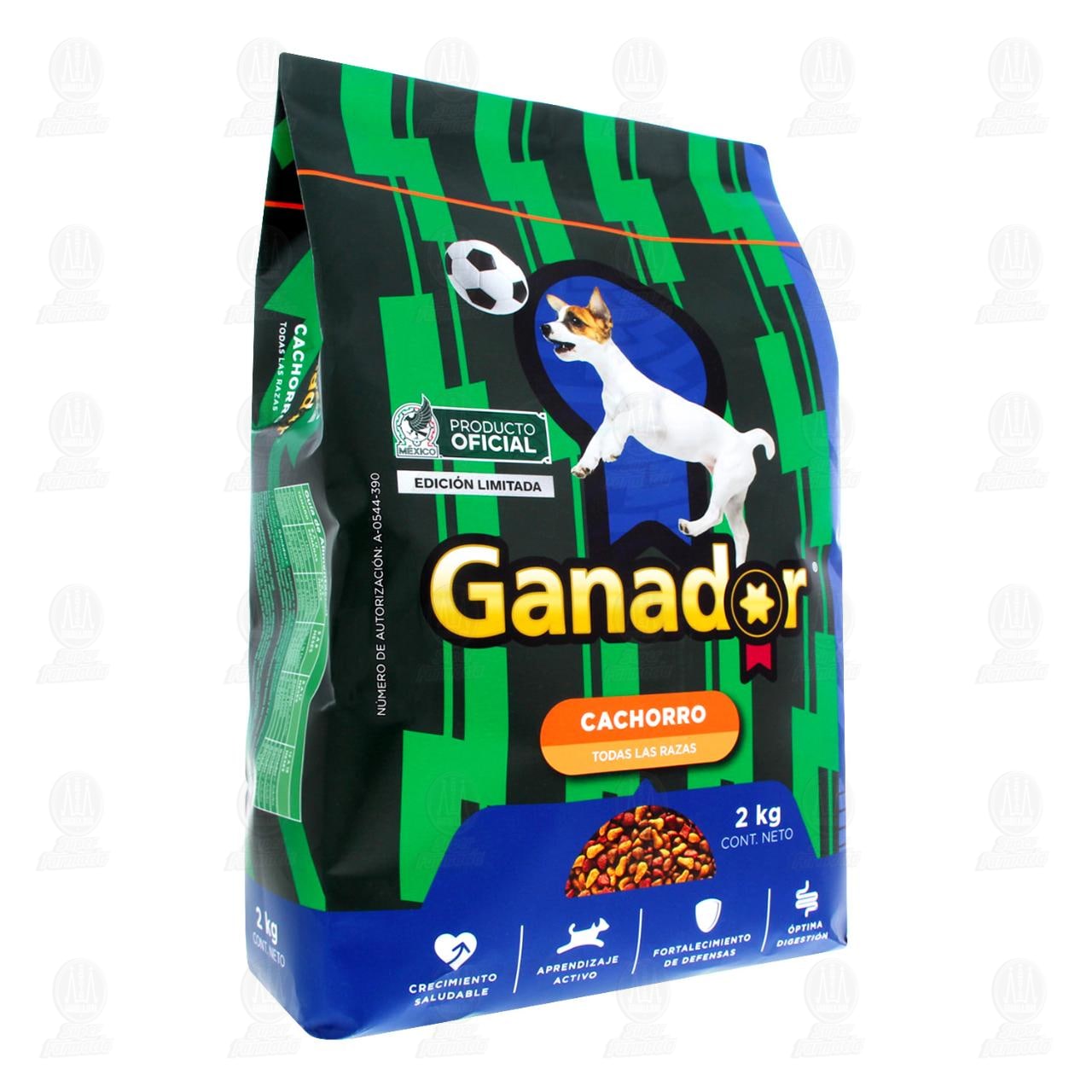 Imagen para Croquetas Ganador para Perros Cachorros de Todas las Razas, 2 Kg.