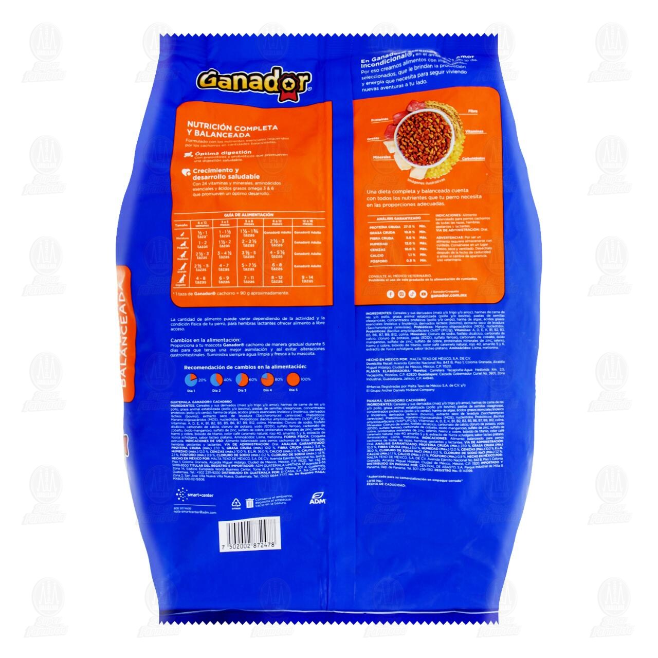 Croquetas Ganador para Perros Cachorros de Todas las Razas, 2 kg. image number 1