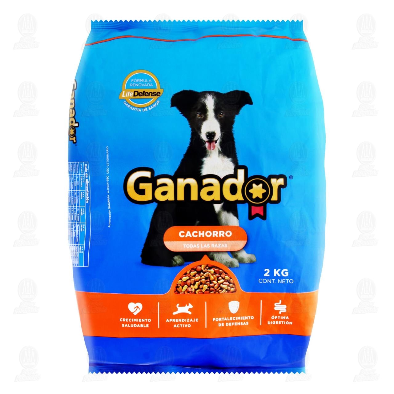 Imagen para Croquetas Ganador para Perros Cachorros de Todas las Razas, 2 kg.