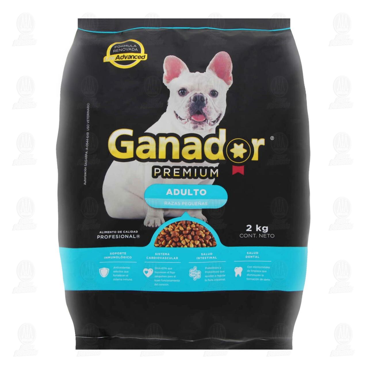 Croquetas Ganador Premium para Perros Adultos de Razas Pequeñas, 2 kg. image number 0