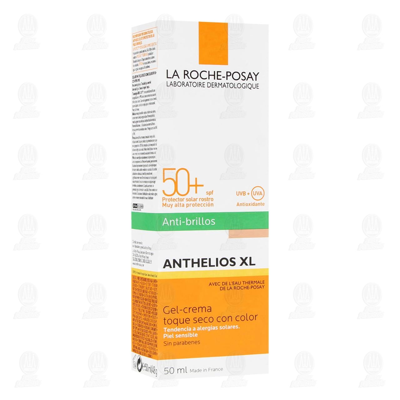 Farmacias del Ahorro, La Roche Posay Anthelios toque seco 50+ color 50ml