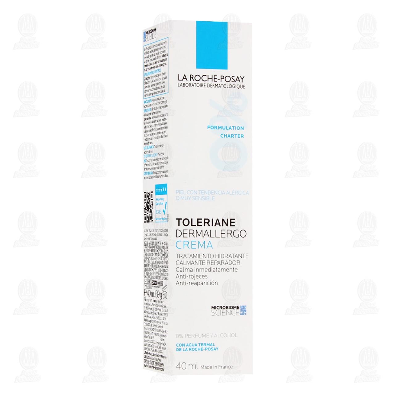 La Roche Posay Crema Hidratante Facial Toleriane Dermallergo Crema para Piel Sensible, 40 ml.