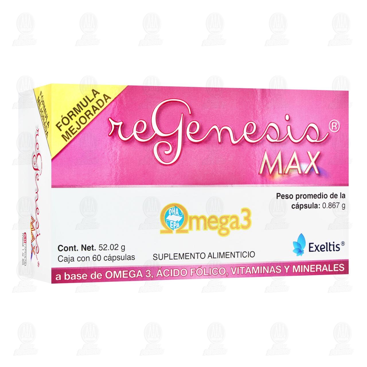 Regenesis Max, 60 C&aacute;psulas. image number 0