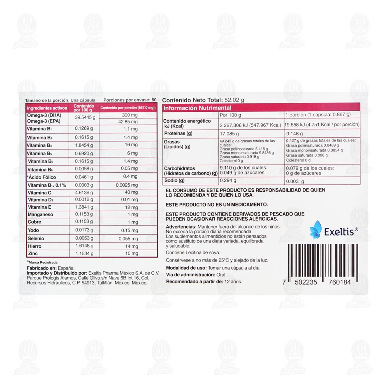 Regenesis Max, 60 C&aacute;psulas. image number 2