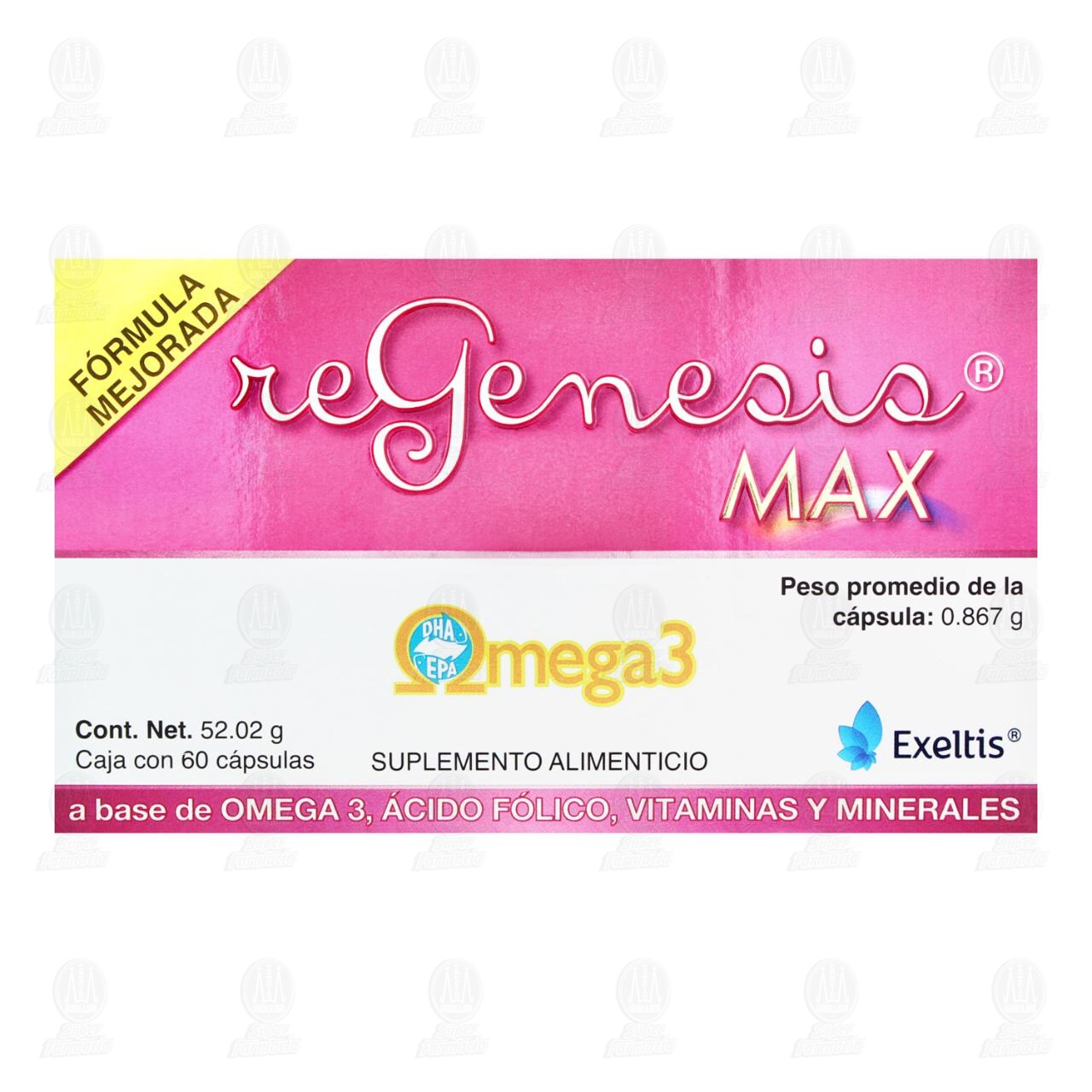 Regenesis Max, 60 C&aacute;psulas. image number 1