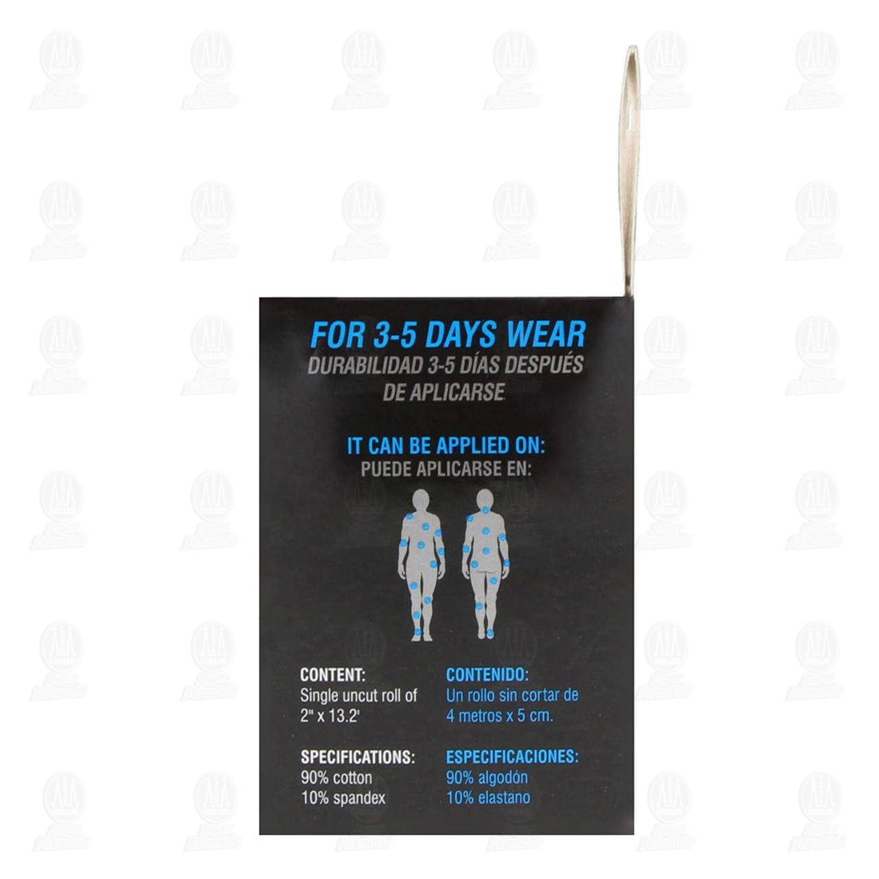 Venda Kinesiol&oacute;gica Target Tape 5cm x 4m Color Cian, 1 pz. image number 3