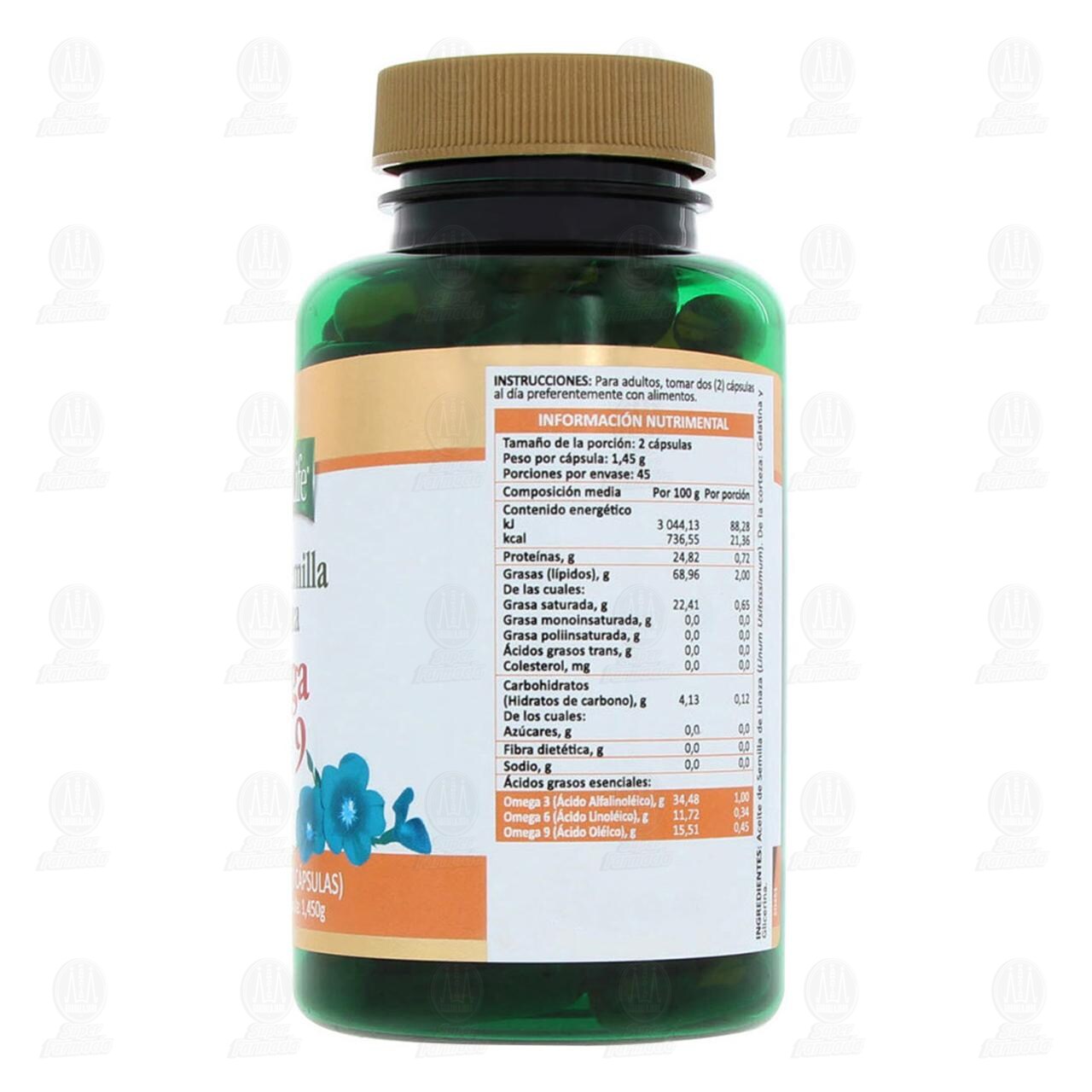 Omega 3,6 Y 9 Nature´s Life. image number 2