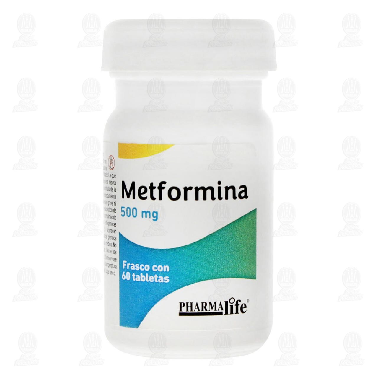 Metformina 500 mg, 60 Tabletas Pharmalife. image number 1