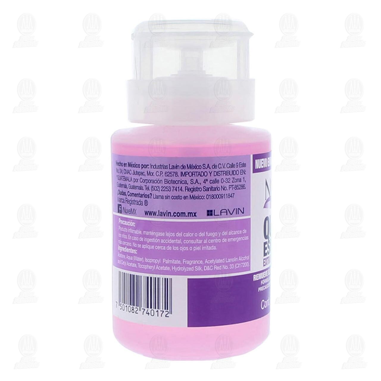 Quitaesmalte Nuvel Extra Humectante, 180 ml. image number 3