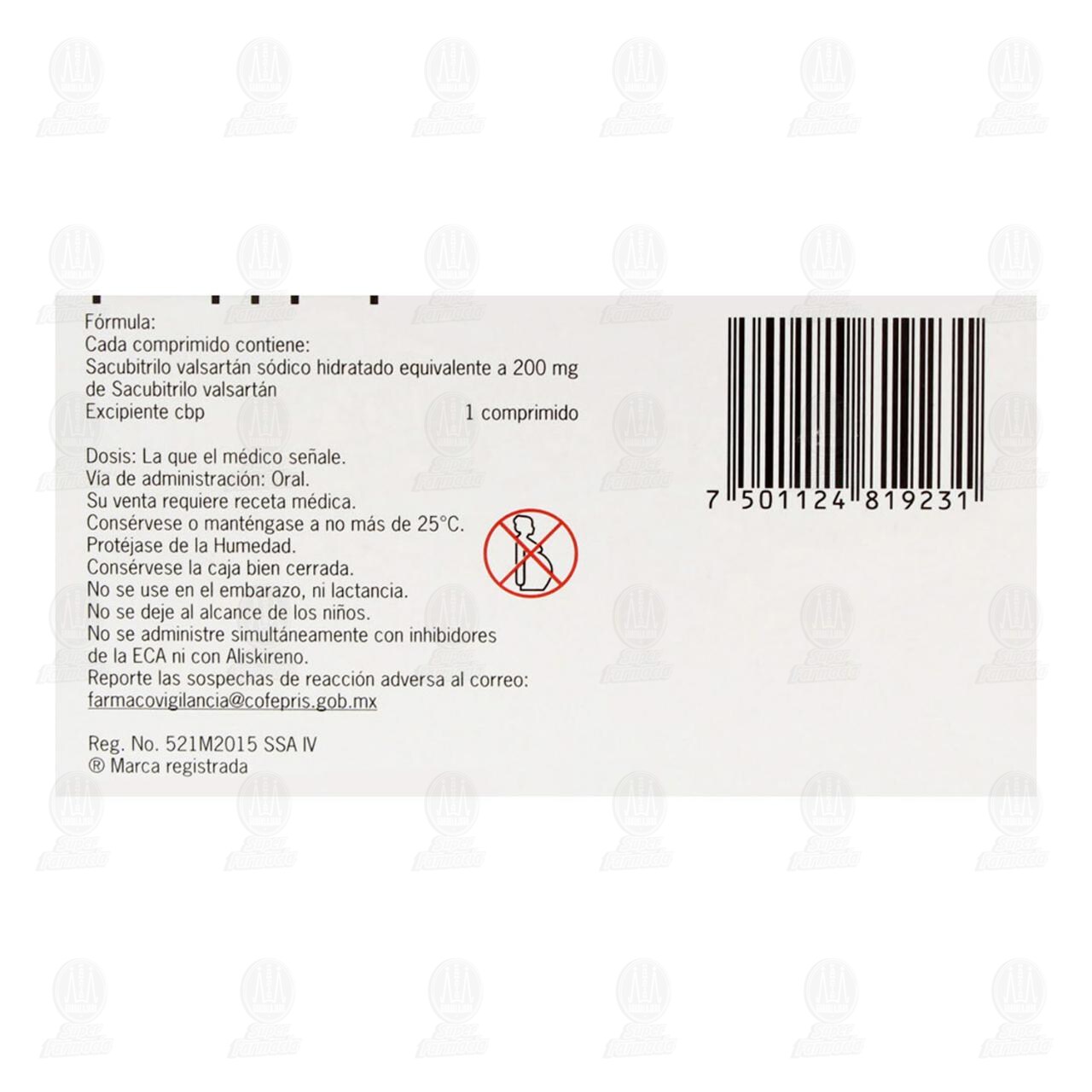 Entresto 200 mg, 60 Comprimidos. image number 2