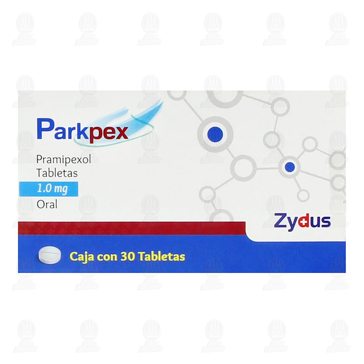 Parkpex 1.0 mg, 30 Tabletas. image number 1