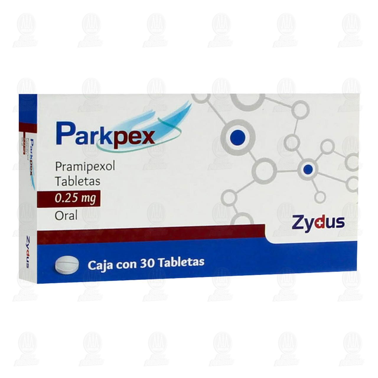 Parkpex 0.25 mg, 30 Tabletas. image number 0