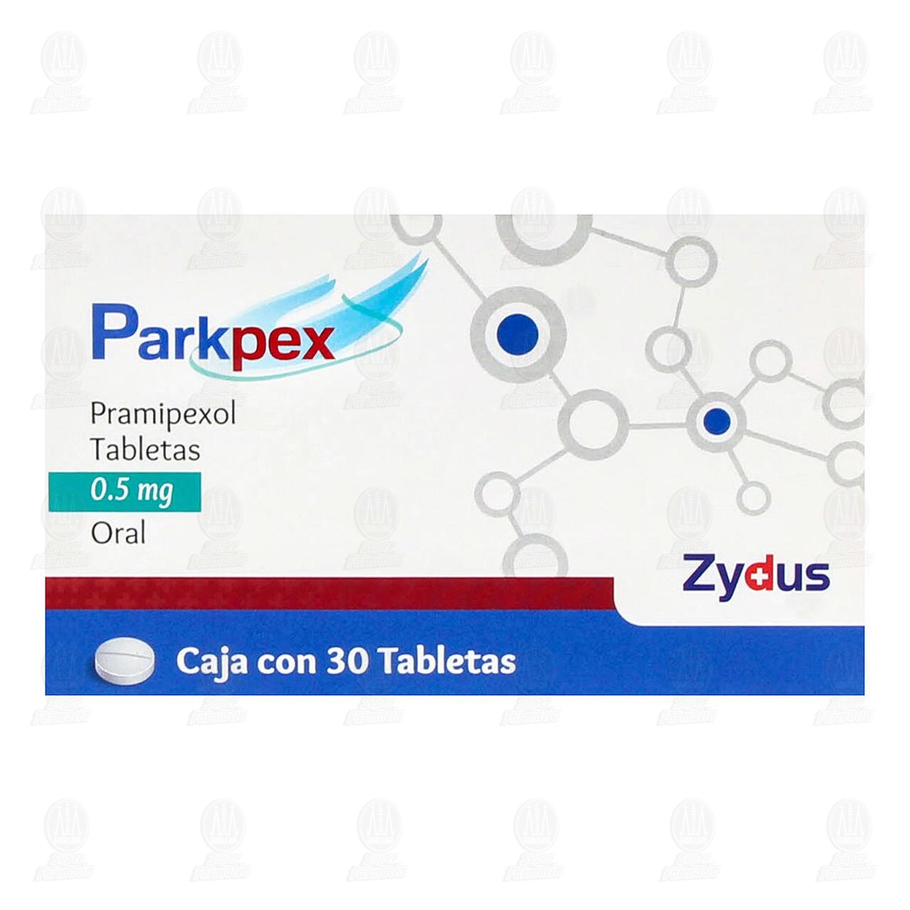 Parkpex 0.5 mg, 30 Tabletas. image number 1