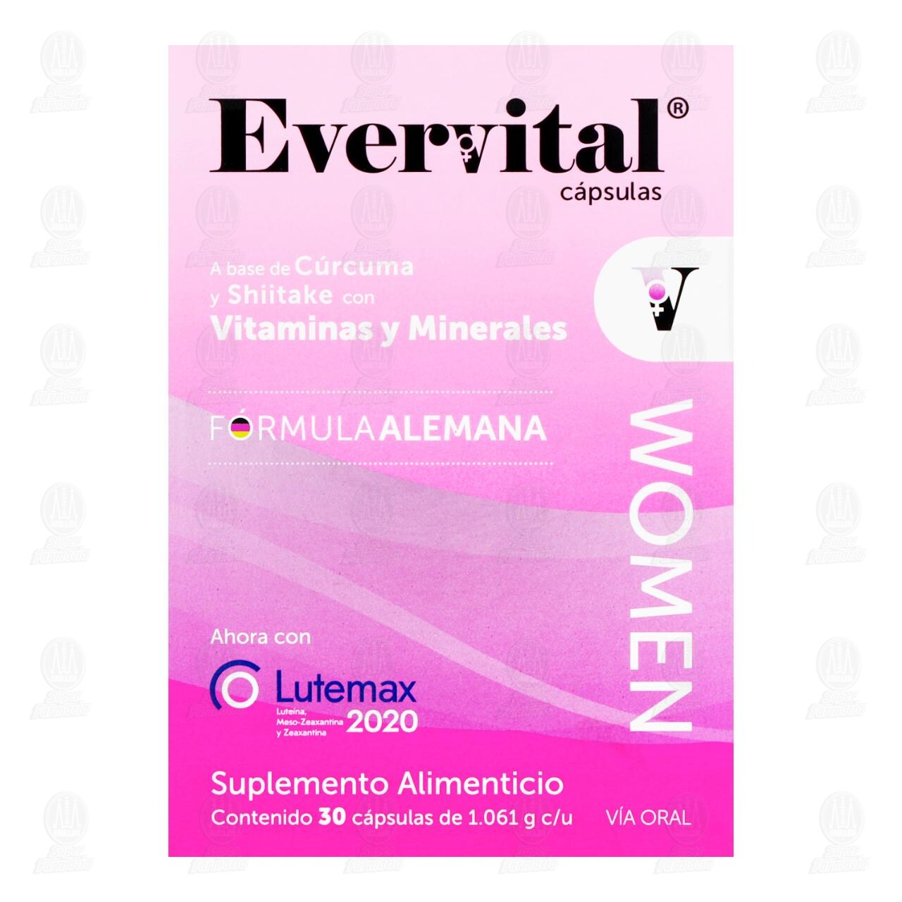 Evervital Women, 30 Cápsulas. image number 1